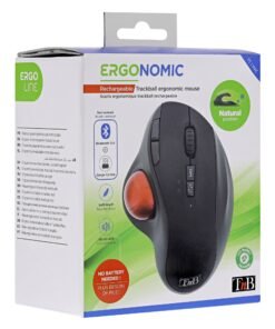 T'NB TNB ERGO Line Ergo Vertical Wireless Mouse Dual Connection Mode Bluetooth + Usb-A 2.4 Ghz Design Designed For Optimal Use