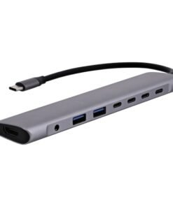 Alternative view of T'NB TNB Hub 4 Ports USB 2.0 Selfpowered Compatible Pc/Mac Aluminium Finish