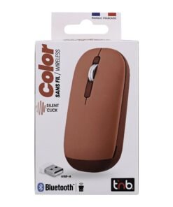 Alternative view of T'NB TNB COLOR - Souris sans fil double mode de connexion - rouge