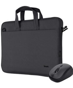 TRUST Bundle sacoche BOLOGNA 16p + souris sans fil YVI+ - Black