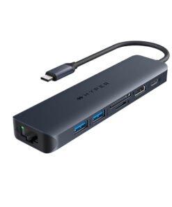 TARGUS HyperDrive EcoSmart Gen.2 Universal USB-C 7-in-1 Hub w 100 W PD Power Pass-thru