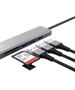 TRUST Hub USB-C HALYX 5 ports 3 USB 1 SD et 1 micro-SD – Image 2