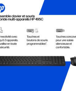 Alternative view of HP INC. HP Multi-Device Dual-Mode Mouse and Keyboard Combo 495C FR