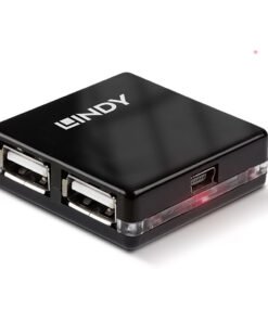 LINDY Mini Hub USB 2.0 4 ports