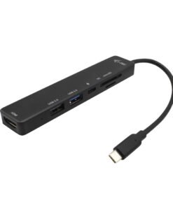 I-TEC USB-C Travel Easy Dock HDMI4K USB-C USB3.0 USB2.0 SD+microSD Card reader Power Delivery 60W 20cm USB-C Cable Sans Alimentation – Image 2