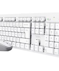 TRUST Pack clavier & souris sans fil ODY II silencieux - blanc (FR)