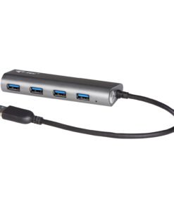 I-TEC USB 3.0 Metal Charging HUB 4 Port with power adaptor 4xUSB charging port. For Tablets Notebooks Ultrabooks PC