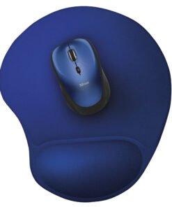 Alternative view of TRUST Tapis de souris ergonomique BIGFOOT - bleu