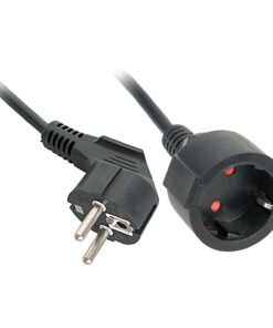 LINDY 5m Schuko Extension Cable Colour: Black