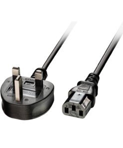 Alternative view of LINDY 2m IEC mains lead UK