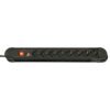 LINDY Mains 8 way gang socket with on/off Switch 3500W with overvoltage protection