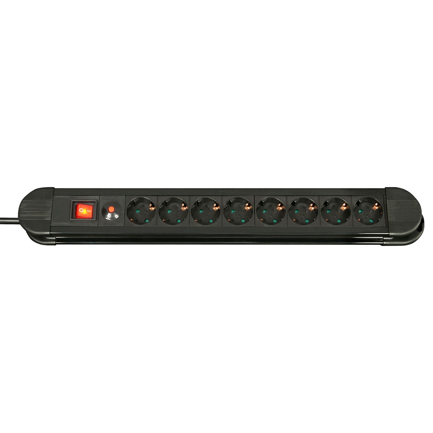 LINDY Mains 8 way gang socket with on/off Switch 3500W with overvoltage protection