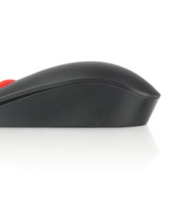 Alternative view of Lenovo ThinkPad Essential Wireless Mouse - Souris - laser - 3 boutons - sans fil - 2.4 GHz - récepteur sans fil USB - ThinkRed