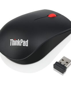 Lenovo ThinkPad Essential Wireless Mouse - Souris - laser - 3 boutons - sans fil - 2.4 GHz - récepteur sans fil USB - ThinkRed