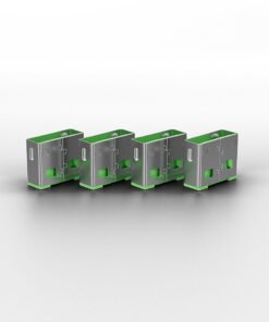 Alternative view of LINDY Clé USB et 4 bloqueurs de ports USB Vert
