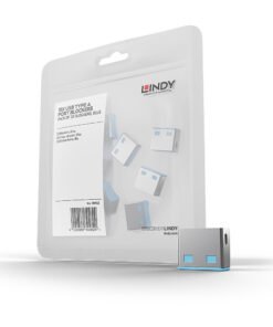 LINDY Bloqueurs de ports USB 10 pièces Bleu