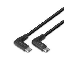 Alternative view of LINDY 0.5m USB 3.2 Type C Cable 2 x 90 Right Angle