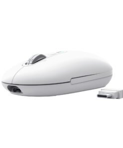 Alternative view of TRUST Souris sans fil SERON hyperscroll multi-connexion rechargeable blanc