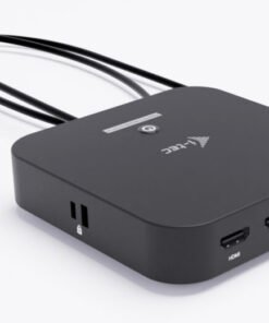 I-TEC USB-C Dual HDMI DS 2x HDMI 1x GLAN 2x USB-A 3.2 2x USB 2.0 1x USB-C Gen2 1x USB-C Gen1 1x Audio/Mic Jack 1x 100W USB-C PD – Image 2