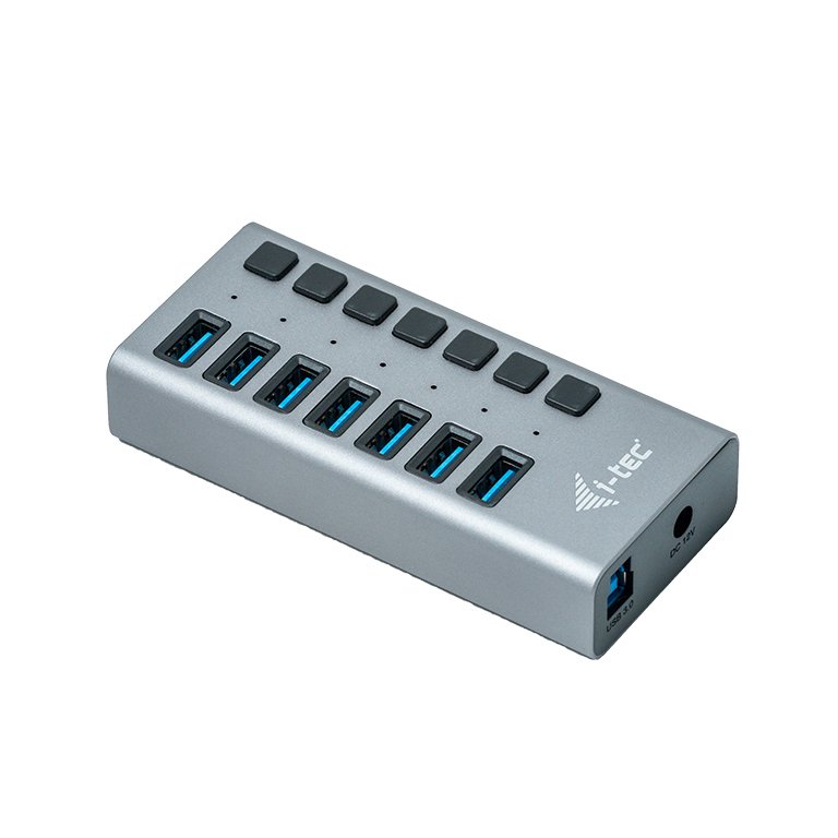 I-TEC USB 3.0 Charging HUB 7port with external power adapter 36W 7xUSB charging port for Tablets Notebooks Ultrabooks PC – Image 3