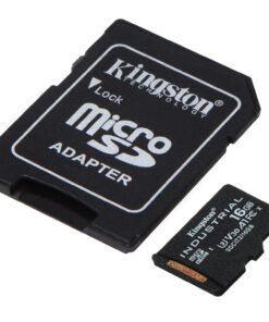 Alternative view of KINGSTON 16Go microSDHC Industrial C10 A1 pSLC Card + SD Adapter