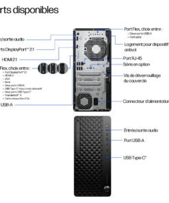 HP INC. HP EliteDesk 8 TWR G1i Intel Core Ultra 7 265 24Go DDR5 512Go SSD W11P 1-1-1 Wty – Image 3