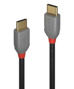 LINDY Câble USB 2.0 Type C Anthra Line 1m