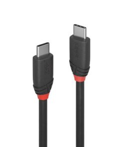 LINDY 1.5m USB 3.1 Type C Cable 3A Black Line