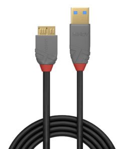 LINDY Câble USB 3.0 Type A vers Micro-B Anthra Line 0.5m – Image 2
