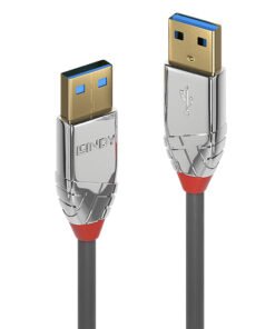 LINDY 3m USB 3.0 Type A/A Male/Male Cable Cromo Line 5Gbit/s