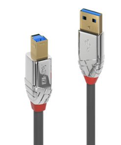 LINDY 0.5m USB 3.0 Type A/B Cable Cromo Line 5Gbit/s