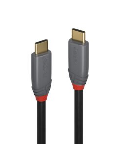 LINDY Câble USB 3.1 type C C 5A Anthra Line 1m