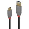 LINDY Câble USB 3.1 type C A 5A Anthra Line 1m