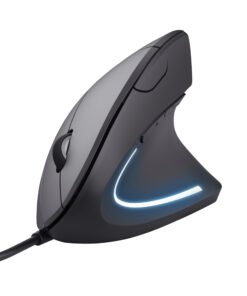 TRUST Souris filaire ergonomique VERTO - Noire