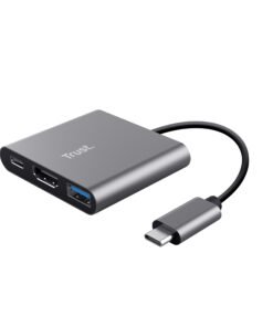 TRUST Adaptateur DALYX USB-C 3 en 1 HDMI USB USB-C
