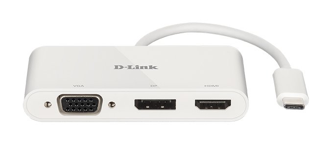 Alternative view of D-LINK USB-C 3-en-1 Adapter