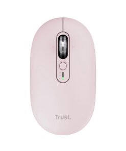 TRUST Souris sans fil SERON hyperscroll multi-connexion rechargeable rose
