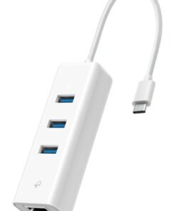 Alternative view of TP-LINK UE330C USB 3.0 Type-C to Gigabit Ethernet Network Adapter with 3-Port USB 3.0 Type-A Hub