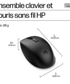 Alternative view of HP INC. HP 655 Wireless Keyboard and Mouse Combo White (FR)