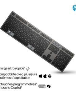 Alternative view of HP INC. HP 725 Multi-Device Rechargeable Wireless Keyboard