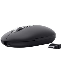 Alternative view of TRUST Souris sans fil SERON hyperscroll multi-connexion rechargeable noir