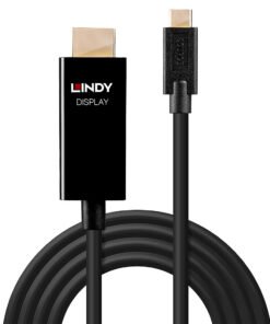 LINDY 1m USB Type C to HDMI 4K60 Adapter Cable with HDR – Image 2