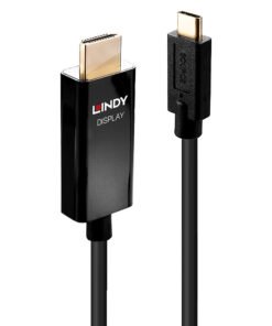 LINDY 1m USB Type C to HDMI 4K60 Adapter Cable with HDR