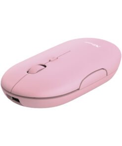 TRUST Souris sans fil PUCK Ultra-plate rechargeable - Rose