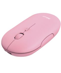 Alternative view of TRUST Souris sans fil PUCK Ultra-plate rechargeable - Rose