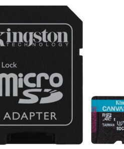 KINGSTON 64Go microSDXC Canvas Go Plus Gen4 200Mo/s A2 U3 V30 Card + Adapter