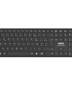 PORT DESIGNS Rechargeable Bluetooth Keyboard Ultra Slim and Elegant Design Rechargeable Battery 10meters Bluetooth range Compatible