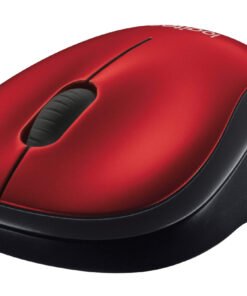 LOGITECH M185 Mouse optical wireless 2.4 GHz USB wireless receiver red