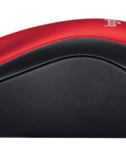 Alternative view of LOGITECH M185 Mouse optical wireless 2.4 GHz USB wireless receiver red