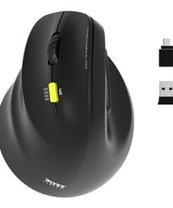 PORT DESIGNS Mouse Ergonomic Rechargeable Bluetooth Left Hand